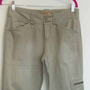 Periscope pants boot cut beige pockets